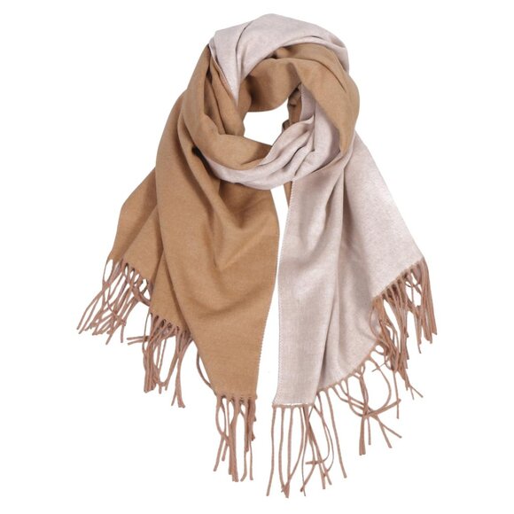FURTALK Winter Scarf for Women Shawl Soft Tassel Plaid Large  Reversible Cashmere Feel Travel Scarf Elegant Oversized Shawl Winter Wrap